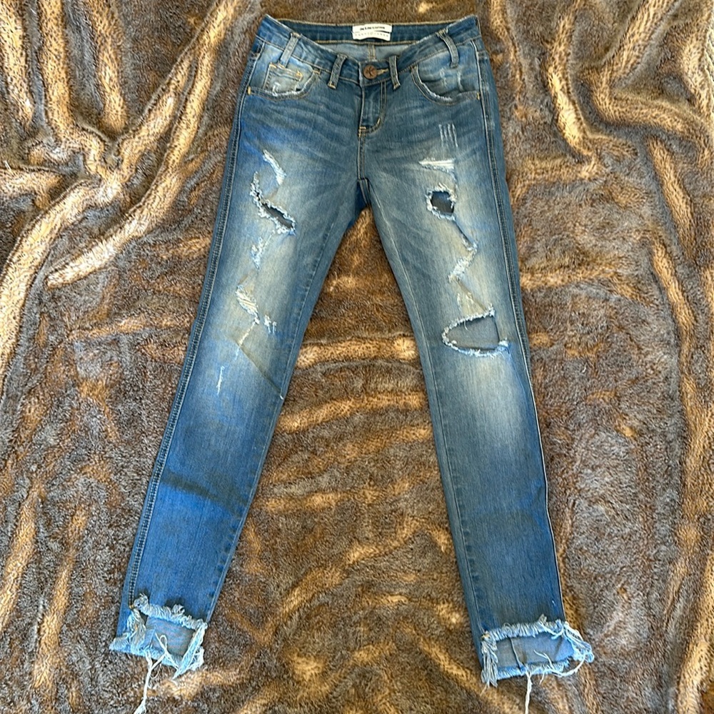 One Teaspoon Freebird II Destroyed Jeans Size 27